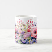 春かわいらしの花の名前を追加ギフトコーヒー コーヒーマグカップ (中央)