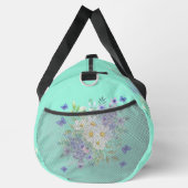 春かわいらしデイジー&ブルーワイルドフラワー ダッフルバッグ (右)