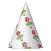 春かわいらしフェアリーの女の子の誕生日パーティー パーティーハット (左)