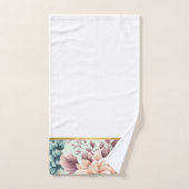 春かわいらしフローラバスルーム用タオルセット バスタオルセット (ハンドタオル)