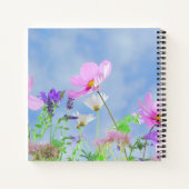 春かわいらし野生の花 ノートブック (裏面)