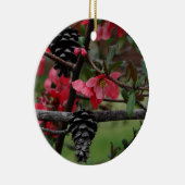 春かイースター: Japonicaか薄紫 セラミックオーナメント (右)