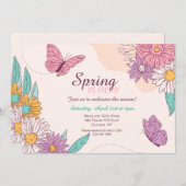 春がやってきた 招待状 (正面/裏面)