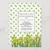 春がスプルンリハーサルディナー 招待状 (正面/裏面)