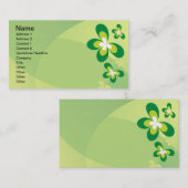 春が名刺を出した 名刺 (正面/裏面)