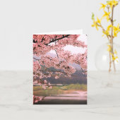 春が咲いた カード (黄色い花)