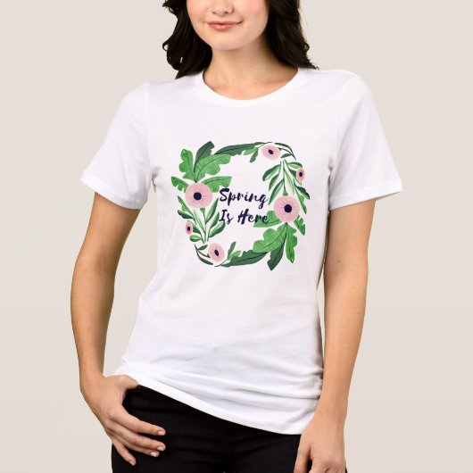 春が来た トライブレンドＴシャツ (正面)