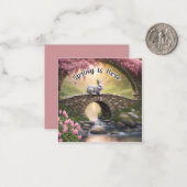 春が来た ノートカード (正面/裏面インサイチュ)