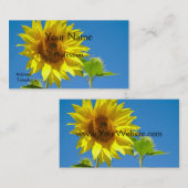 春が来た！ – 春のひまわり 名刺 (正面/裏面)
