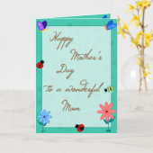 春が来た！母の日 カード (黄色い花)