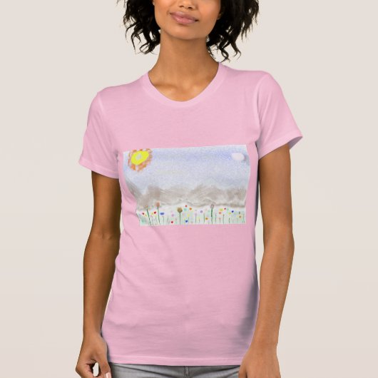 春が来る!印象派アートTシャツ Tシャツ (正面)