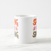 春が発生 コーヒーマグカップ (中央)