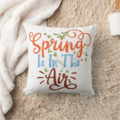 春が空中にある クッション (ブランケット)