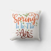 春が空中にある クッション (正面)