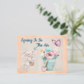 春が空中にある ポストカード (スタンド正面)