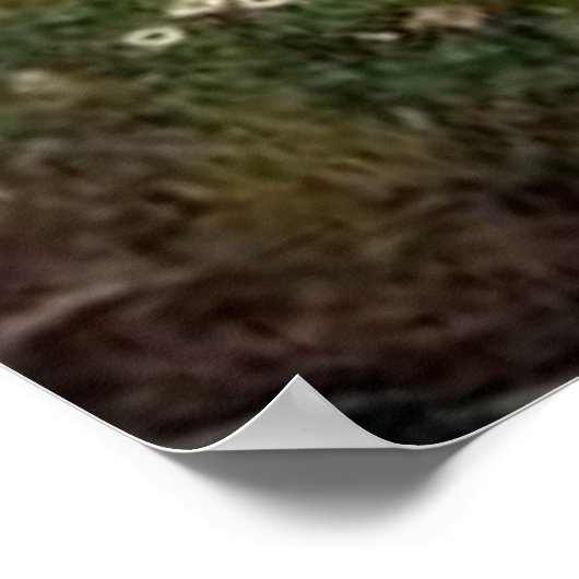 春が花の1つの緑のラップを広げる – 1910 ポスター (角)