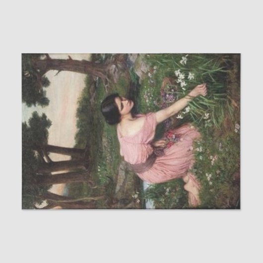 春が花の1つの緑のラップを広げる – 1910 薄葉紙 (正面)