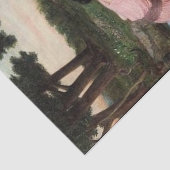 春が花の1つの緑のラップを広げる – 1910 薄葉紙 (詳細)