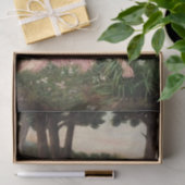 春が花の1つの緑のラップを広げる – 1910 薄葉紙 (ギフト)