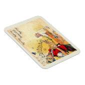 春が起きた！おもしろいヴィンテージ漫画 マグネット (右側)