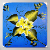 春が青く咲く ポスター (正面)