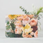 春が韓国語のカードを発行 招待状 (スタンド正面)