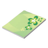 春がSprungメモ帳を持つ ノートパッド (回転)