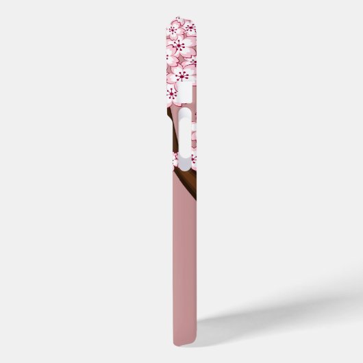 春こけし人形 – かわいい日本の芸者オンピンク Case-Mate iPhoneケース (裏面 / 左)