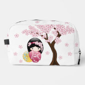 春こけし人形 – かわいい日本の芸者ガール ドップキット (正面)