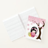 春こけし人形 – かわいい日本の芸者ガール ノートブック (内部)