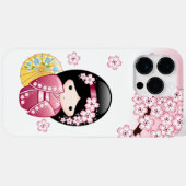 春こけし人形 – かわいい日本の芸者ガール Case-Mate iPhoneケース (裏面 (横))