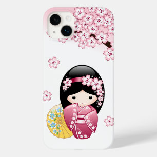春こけし人日本の形 – かわいい芸者 Case-Mate iPhone 14 PLUSケース