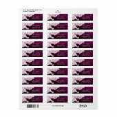 春さくらんぼの結婚花の住所 ラベル (フルシート)