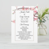 春さくらんぼフラムス結婚式 プログラム