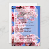 春さくらんぼブラウズブライダルシャワー招待 招待状 (正面/裏面)