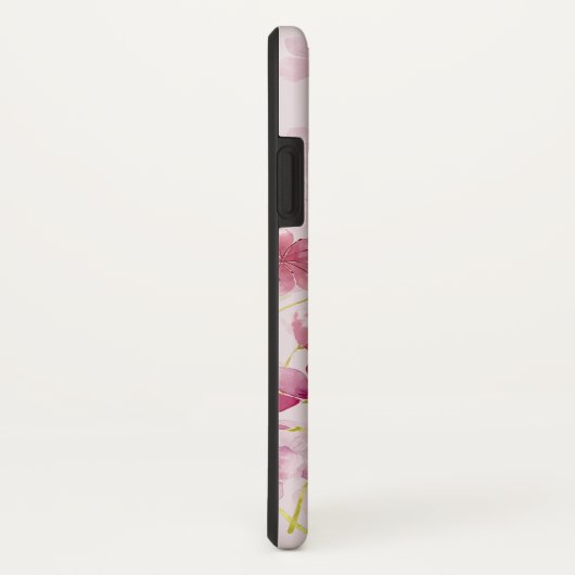 春さくらんぼブロッサムフローラ水カラースタイル Case-Mate iPhoneケース (裏面/右)