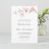 春さくらんぼブロッサム伝統的結婚ズ 招待状 (スタンド正面)