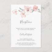 春さくらんぼブロッサム披露宴挿入カード エンクロージャーカード (正面)