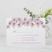 春さくらんぼブロッサム結婚ザ・オブ・招待状 招待状 (スタンド正面)
