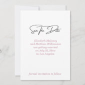 春さくらんぼブロッサム結婚ザ・オブ・招待状 招待状 (裏面)