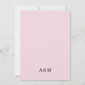 春さくらんぼブロッサム結婚式招待状 招待状 (裏面)