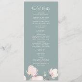 春さくらんぼブロッサム結婚式 プログラム (裏面)