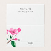 春さくらんぼブロッサム。のテーブ結婚ル座席表 (外部フラット)