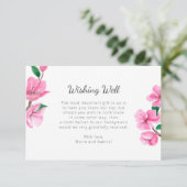 春さくらんぼボタニックウィングウェル庭園の結婚式 エンクロージャーカード (スタンド正面)