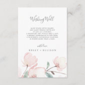 春さくらんぼ結婚の願い井戸カード エンクロージャーカード (正面)