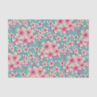 春さくらんぼ花の緑 薄葉紙