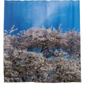 春さくらんぼ花 シャワーカーテン (正面)