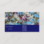 春さくらんぼ花 名刺 (裏面)