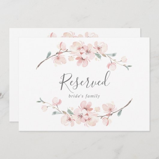 春さくらんぼBlossom Reserved Sign (正面/裏面)