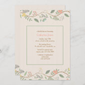 春つる植物招待状 招待状 (正面/裏面)